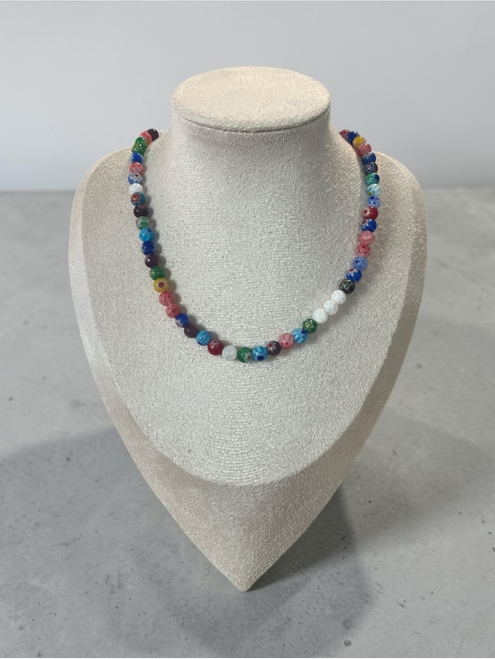 Multicolor Beaded Necklace - Women's Jewelry